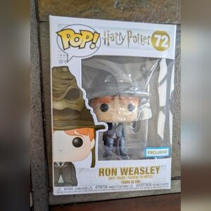 Funko Pop Ron Weasley Figure with Orange and Black